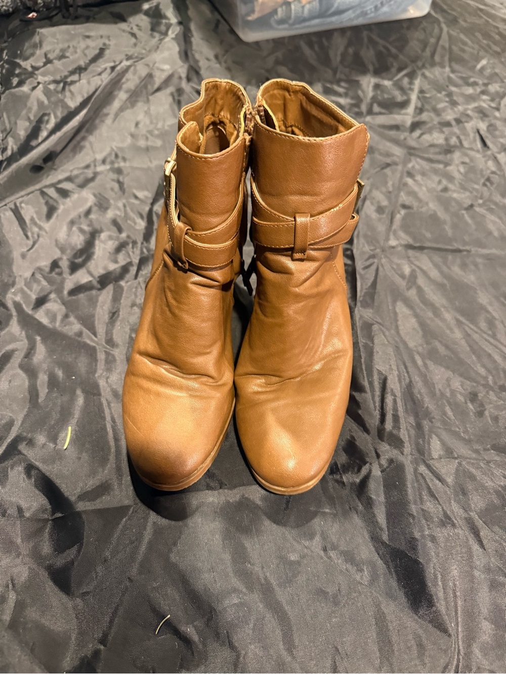 Women's Ankle Boots in Brown - Classic Leather Look